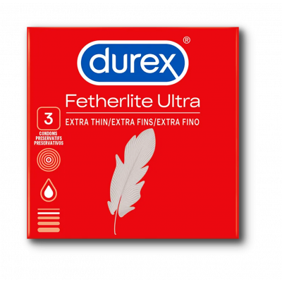 DUREX FETHERLITE ULTRA EXTRA THIN 3 CONDOMS PACK
